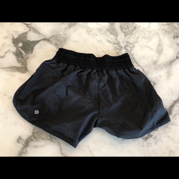 NWOT size8 lululemon 2 way track shorts IV 2018 - Picture 2 of 2